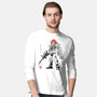 Mobile Suit Sumi-E-Mens-Long Sleeved-Tee-Astrobot Invention