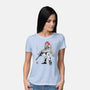 Mobile Suit Sumi-E-Womens-Basic-Tee-Astrobot Invention