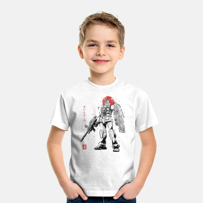 Mobile Suit Sumi-E-Youth-Basic-Tee-Astrobot Invention