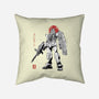 Mobile Suit Sumi-E-None-Removable Cover w Insert-Throw Pillow-Astrobot Invention