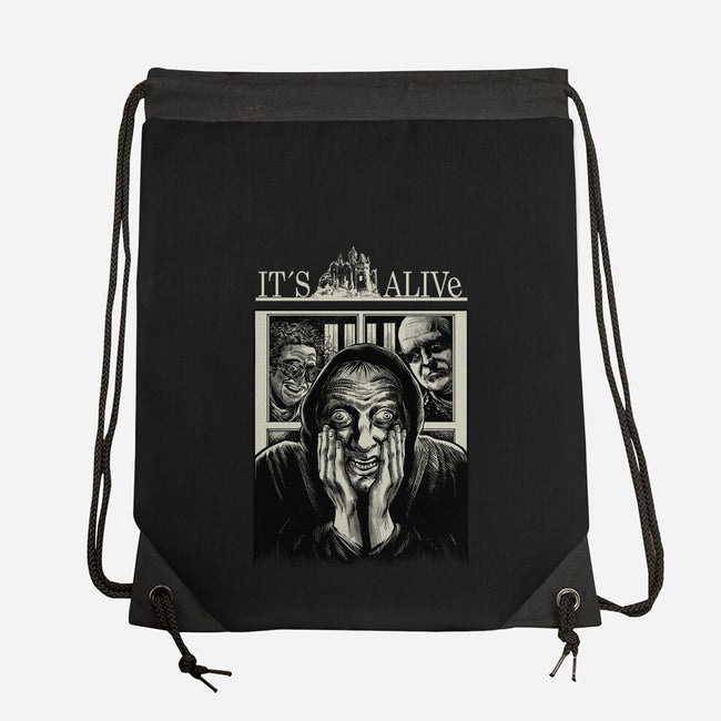 It's Alive-None-Drawstring-Bag-zascanauta