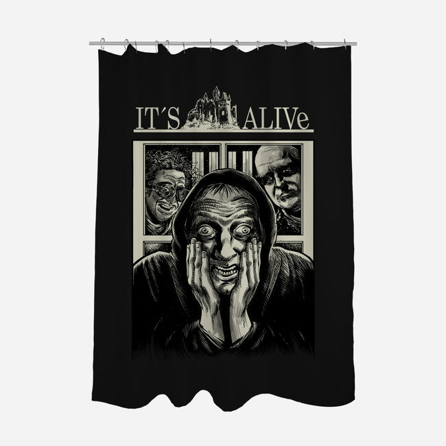 It's Alive-None-Polyester-Shower Curtain-zascanauta