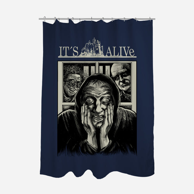 It's Alive-None-Polyester-Shower Curtain-zascanauta