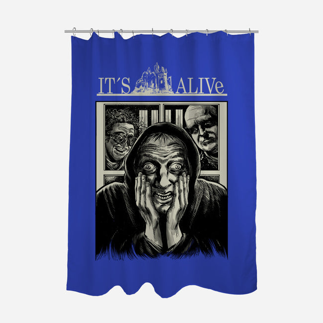 It's Alive-None-Polyester-Shower Curtain-zascanauta