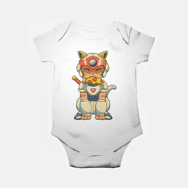 Samurai Pizza Catana-Baby-Basic-Onesie-vp021
