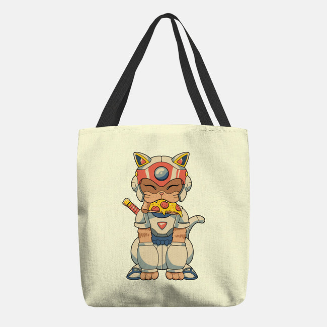 Samurai Pizza Catana-None-Basic Tote-Bag-vp021
