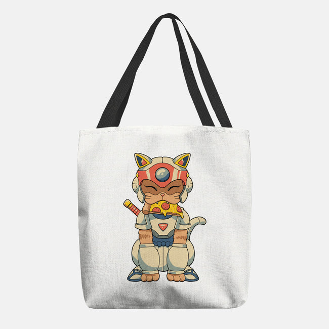 Samurai Pizza Catana-None-Basic Tote-Bag-vp021