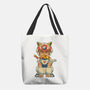 Samurai Pizza Catana-None-Basic Tote-Bag-vp021