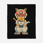 Samurai Pizza Catana-None-Fleece-Blanket-vp021