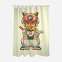 Samurai Pizza Catana-None-Polyester-Shower Curtain-vp021