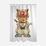 Samurai Pizza Catana-None-Polyester-Shower Curtain-vp021
