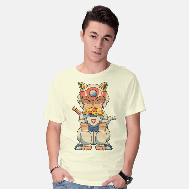 Samurai Pizza Catana-Mens-Basic-Tee-vp021