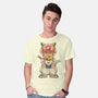 Samurai Pizza Catana-Mens-Basic-Tee-vp021