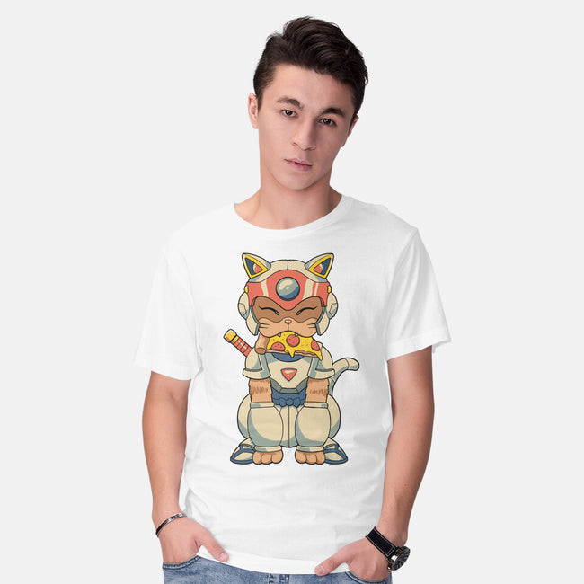 Samurai Pizza Catana-Mens-Basic-Tee-vp021