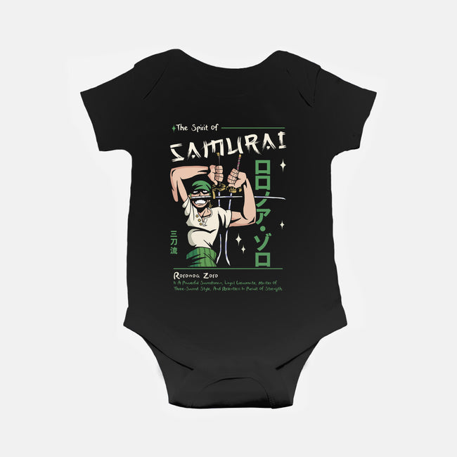 The Spirit Of Samurai-Baby-Basic-Onesie-Faissal Thomas