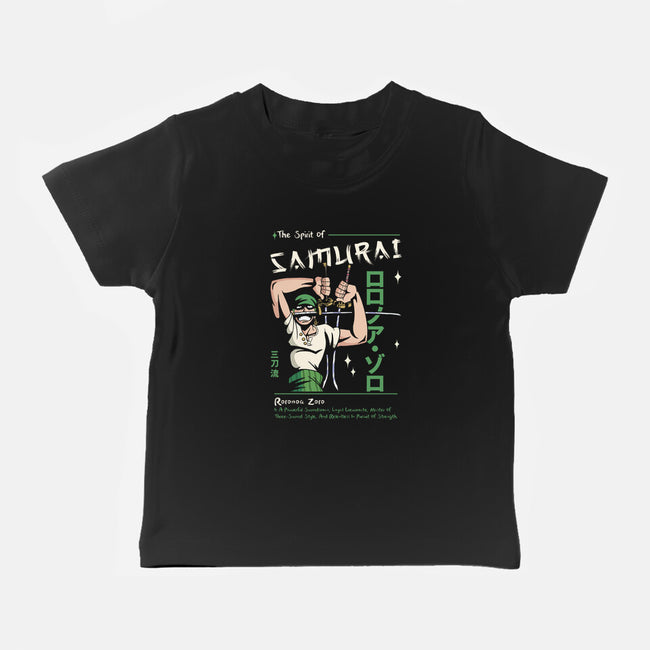 The Spirit Of Samurai-Baby-Basic-Tee-Faissal Thomas