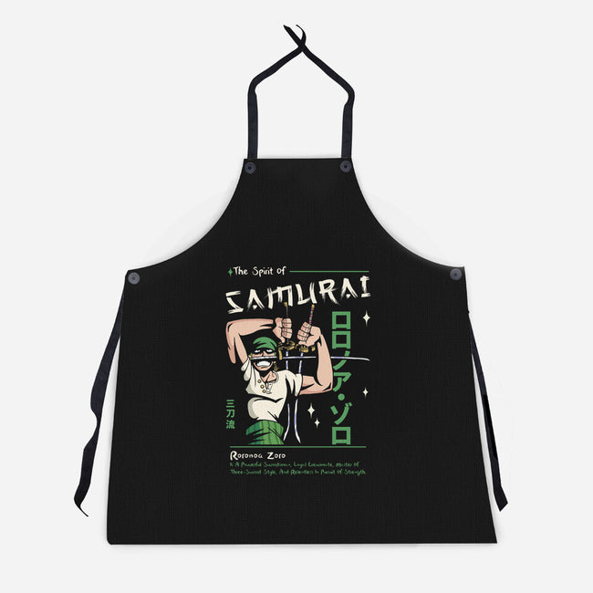The Spirit Of Samurai-Unisex-Kitchen-Apron-Faissal Thomas