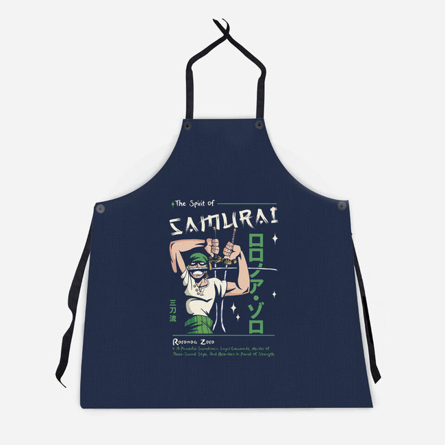 The Spirit Of Samurai-Unisex-Kitchen-Apron-Faissal Thomas
