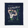 The Spirit Of Samurai-None-Fleece-Blanket-Faissal Thomas