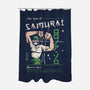 The Spirit Of Samurai-None-Polyester-Shower Curtain-Faissal Thomas