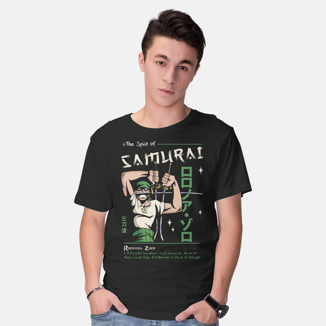 The Spirit Of Samurai-Mens-Basic-Tee-Faissal Thomas
