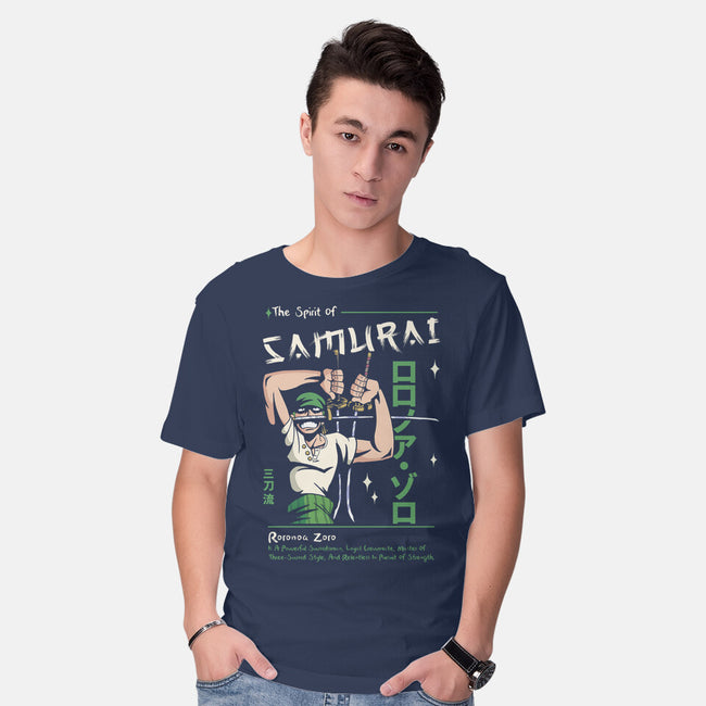 The Spirit Of Samurai-Mens-Basic-Tee-Faissal Thomas