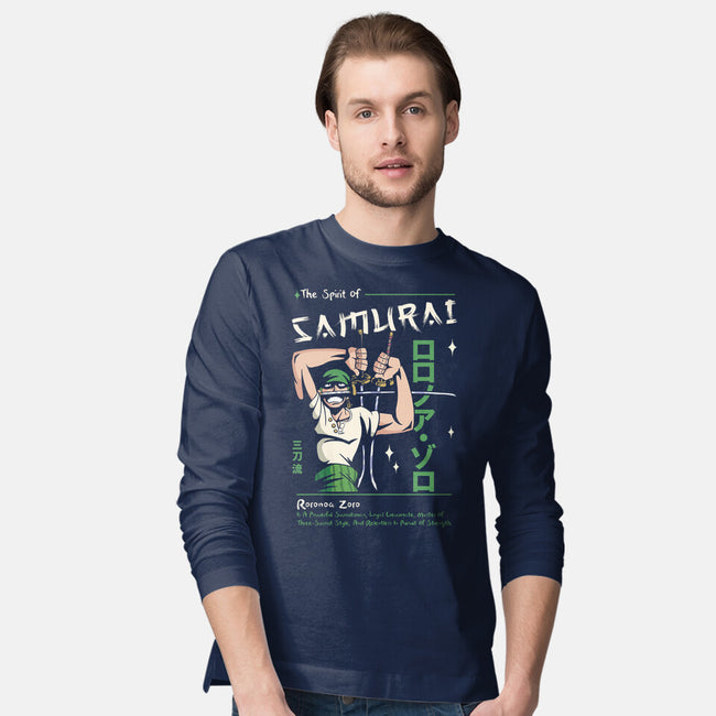 The Spirit Of Samurai-Mens-Long Sleeved-Tee-Faissal Thomas
