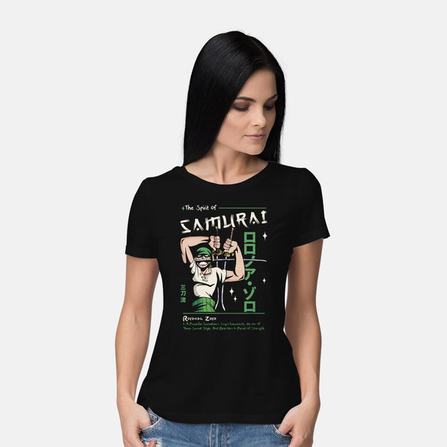 The Spirit Of Samurai-Womens-Basic-Tee-Faissal Thomas