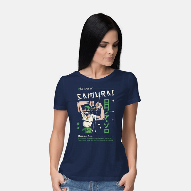 The Spirit Of Samurai-Womens-Basic-Tee-Faissal Thomas