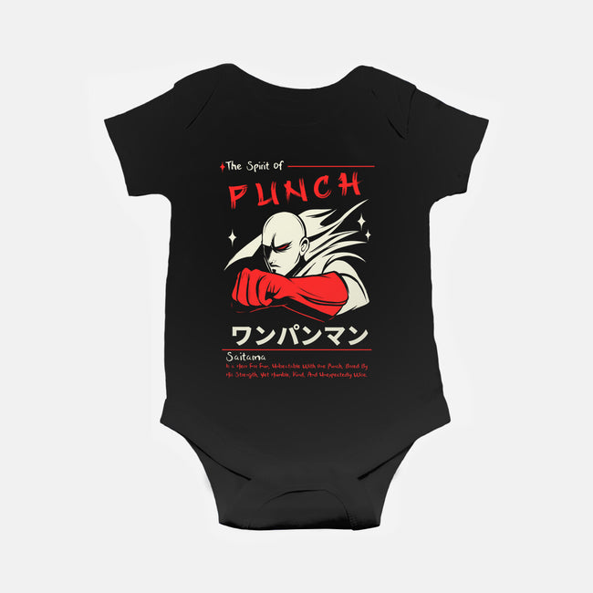 The Spirit Of Punch-Baby-Basic-Onesie-Faissal Thomas
