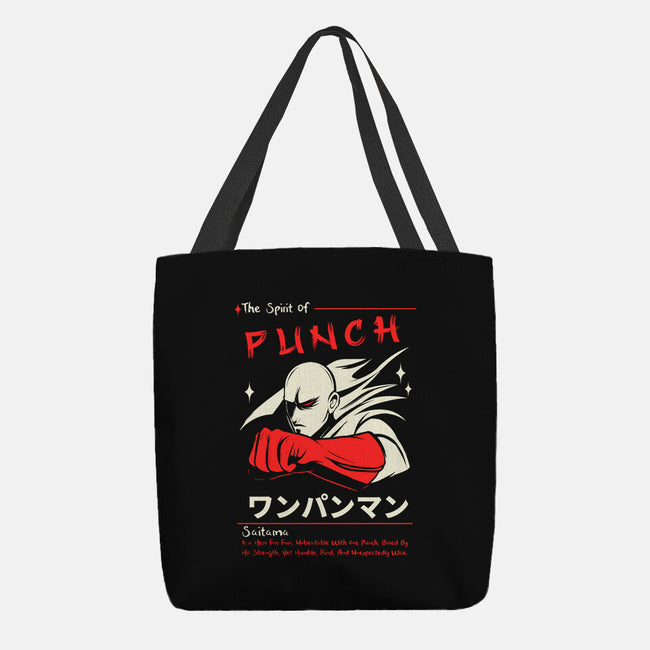The Spirit Of Punch-None-Basic Tote-Bag-Faissal Thomas