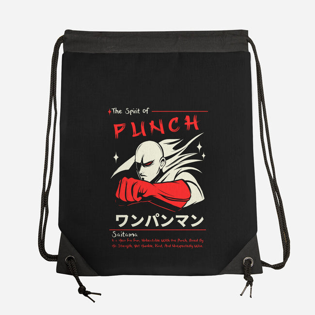 The Spirit Of Punch-None-Drawstring-Bag-Faissal Thomas