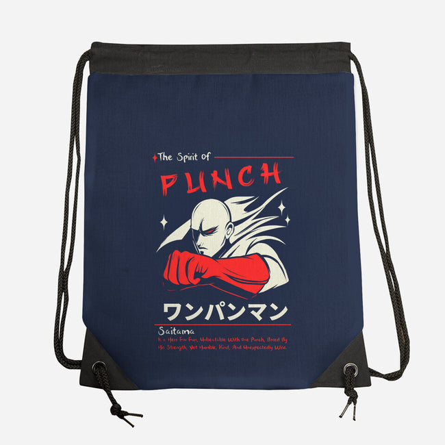 The Spirit Of Punch-None-Drawstring-Bag-Faissal Thomas