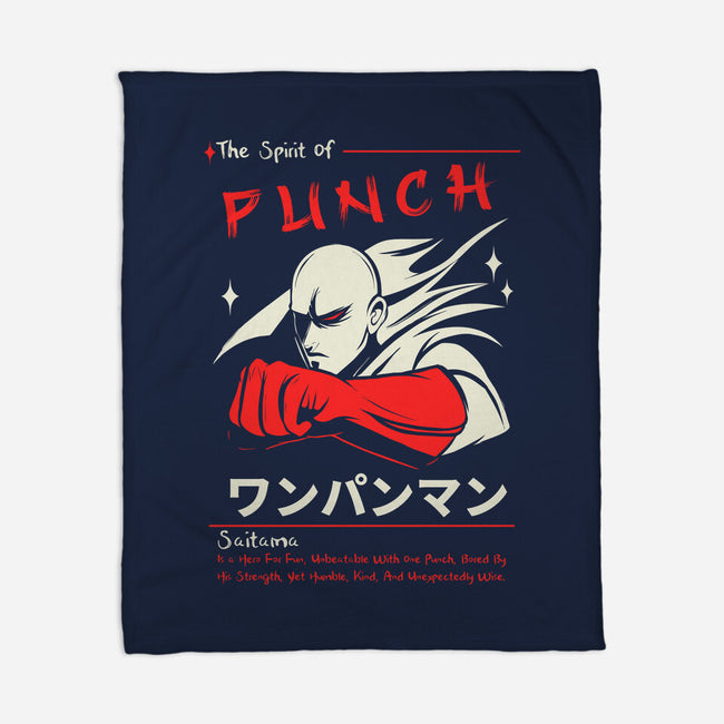 The Spirit Of Punch-None-Fleece-Blanket-Faissal Thomas