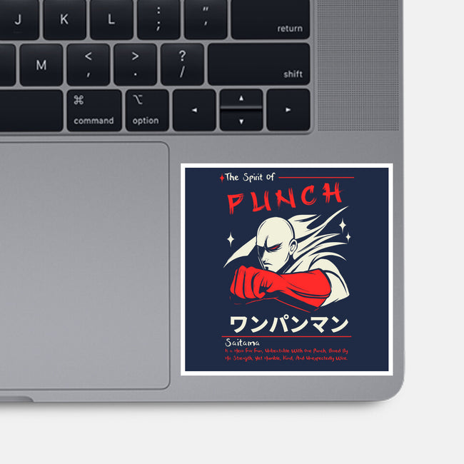 The Spirit Of Punch-None-Glossy-Sticker-Faissal Thomas