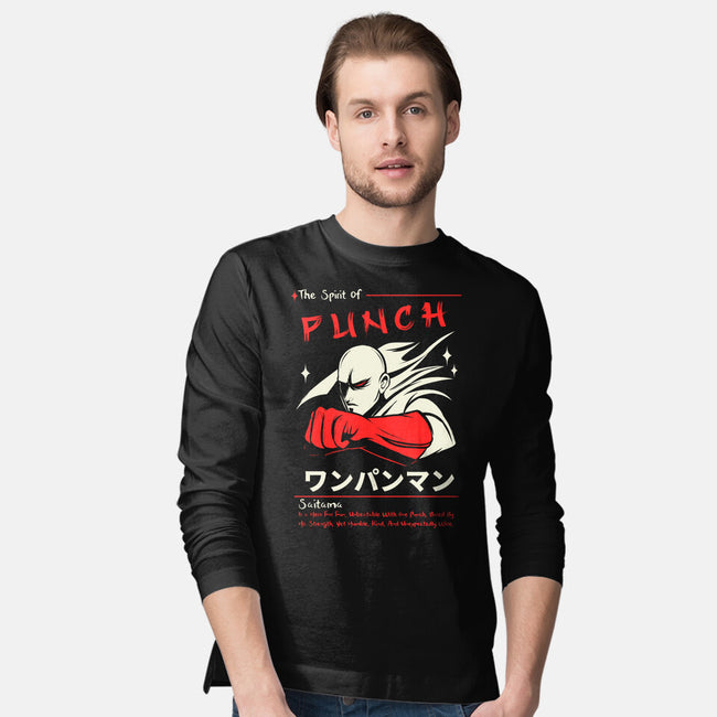 The Spirit Of Punch-Mens-Long Sleeved-Tee-Faissal Thomas
