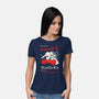 The Spirit Of Punch-Womens-Basic-Tee-Faissal Thomas