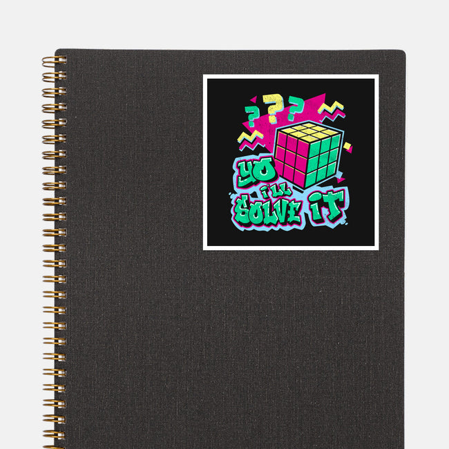 Yo I'll Solve It-None-Glossy-Sticker-Nemons