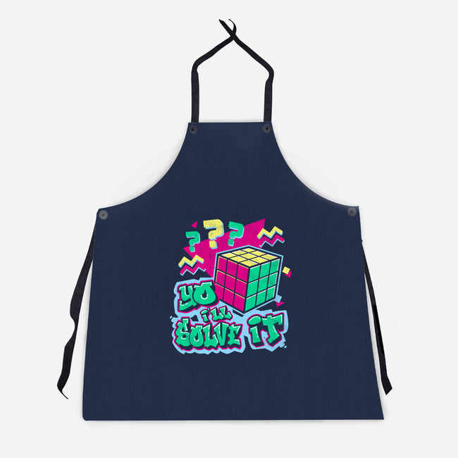 Yo I'll Solve It-Unisex-Kitchen-Apron-Nemons