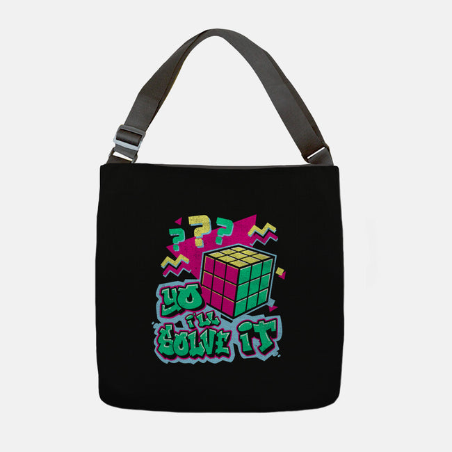 Yo I'll Solve It-None-Adjustable Tote-Bag-Nemons
