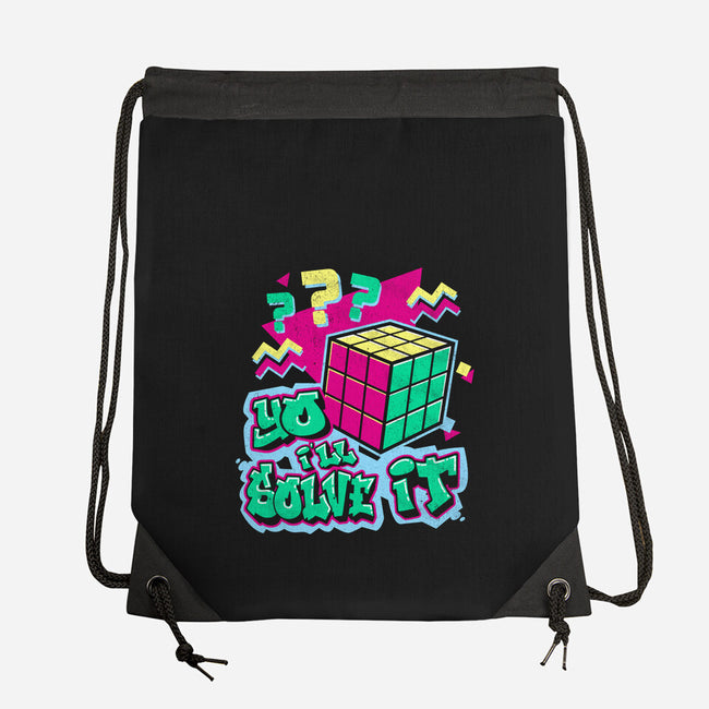 Yo I'll Solve It-None-Drawstring-Bag-Nemons
