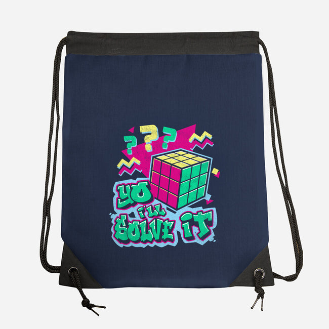Yo I'll Solve It-None-Drawstring-Bag-Nemons