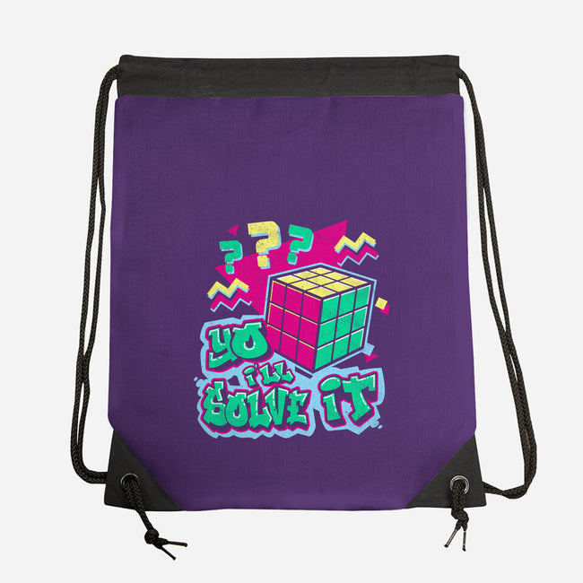 Yo I'll Solve It-None-Drawstring-Bag-Nemons