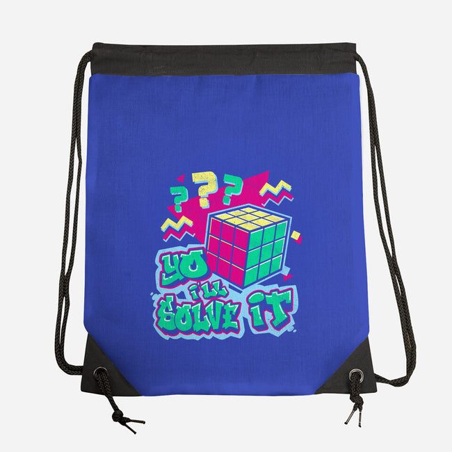 Yo I'll Solve It-None-Drawstring-Bag-Nemons
