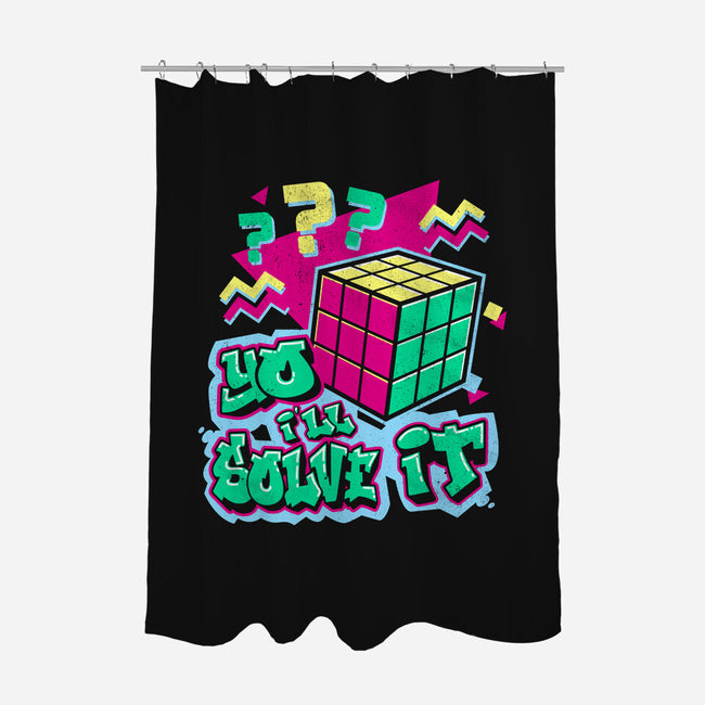 Yo I'll Solve It-None-Polyester-Shower Curtain-Nemons