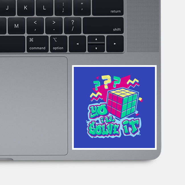 Yo I'll Solve It-None-Glossy-Sticker-Nemons