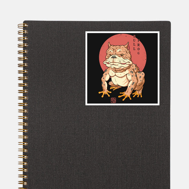 Bull Frog-None-Glossy-Sticker-vp021
