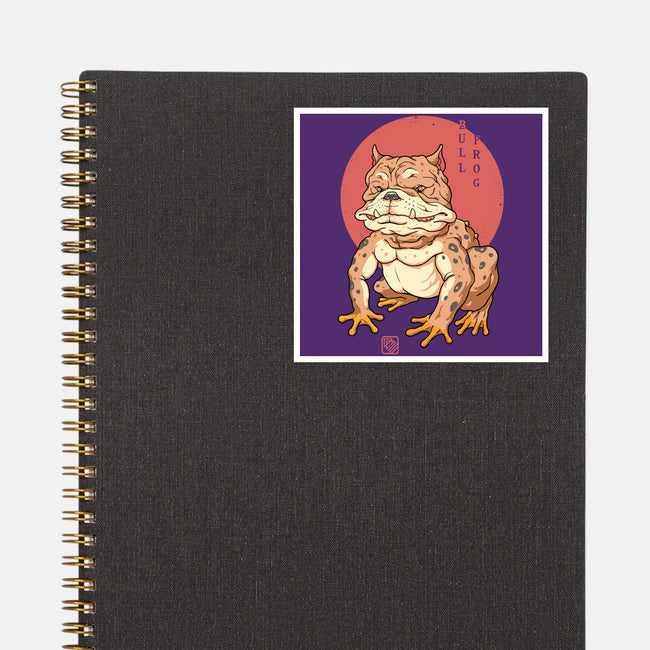 Bull Frog-None-Glossy-Sticker-vp021
