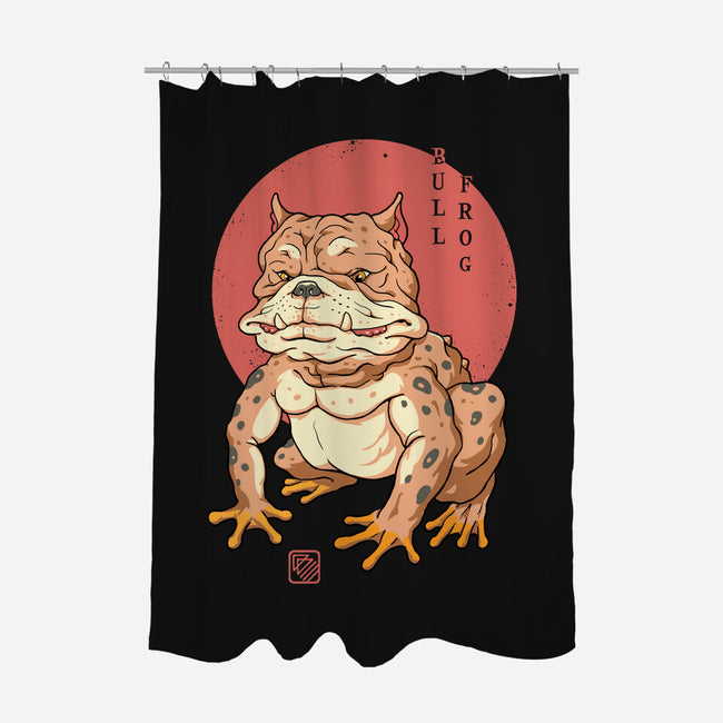 Bull Frog-None-Polyester-Shower Curtain-vp021