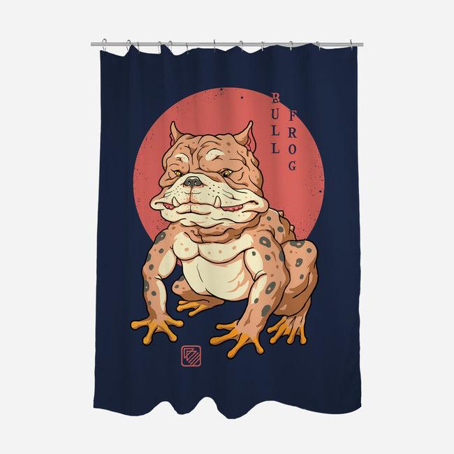 Bull Frog-None-Polyester-Shower Curtain-vp021